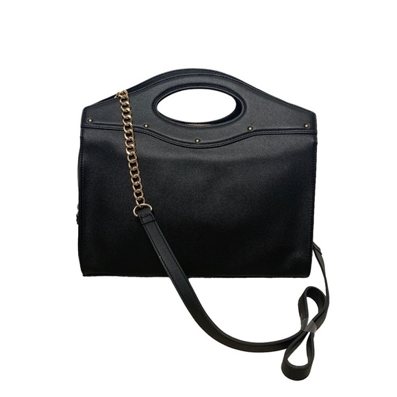 2/$30 A New Day Target Black Gold Studded Casual Career Crossbody Handbag - Picture 3 of 11